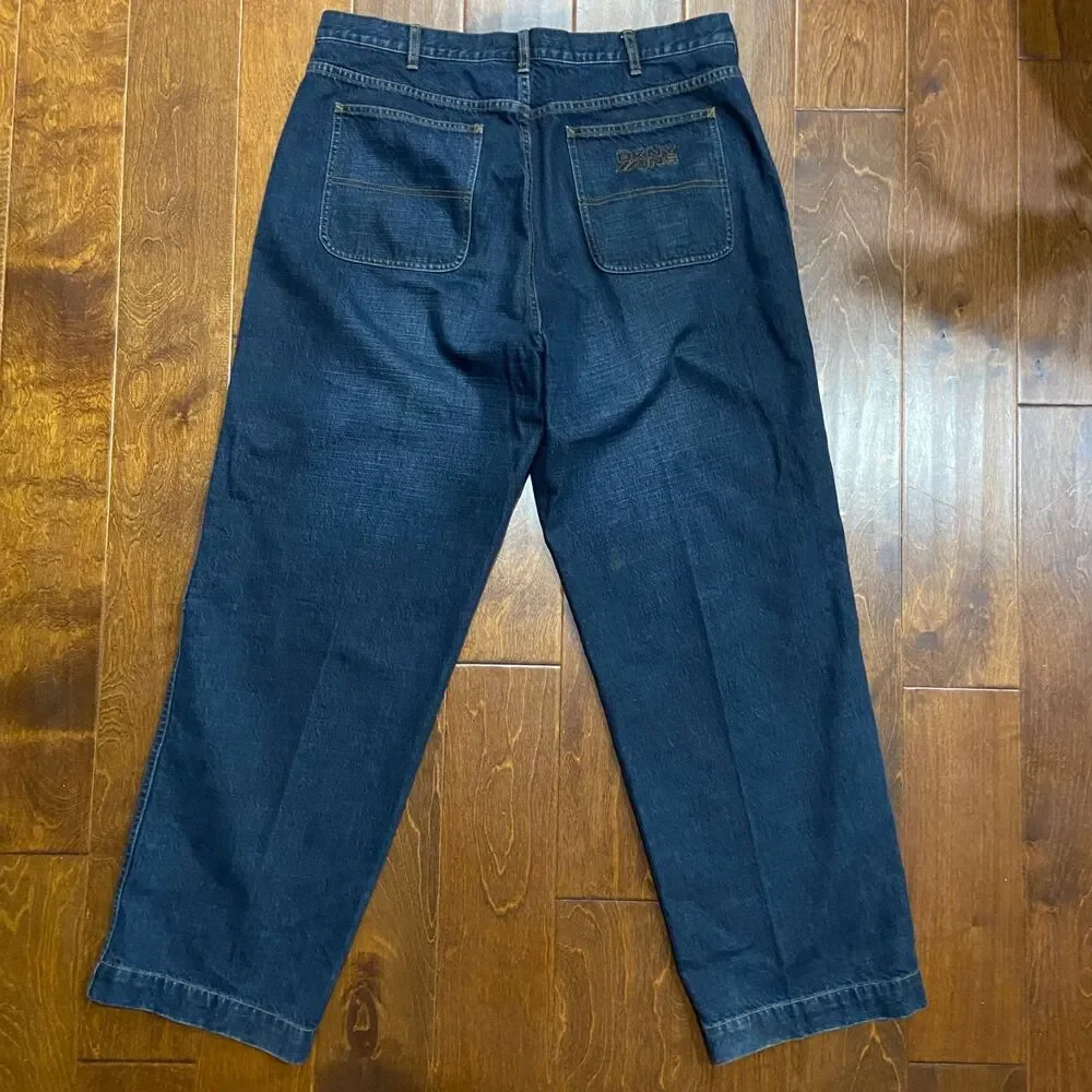 DKNY Jeans Vintage Blue Denim Chore Jacket & Jean Suit Set Men's Size XL/38 - Picture 7 of 16
